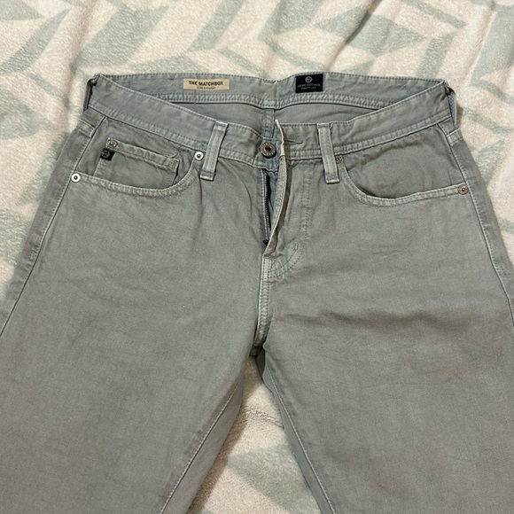 AG Matchbox Sz 30 65% Cotton 35% Tencel sea foam Gray. - Picture 1 of 6